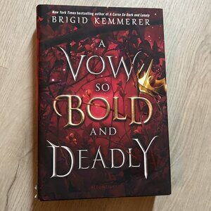 A Vow of Bold and Deadly- Brigid Kemmerer; hardcover
